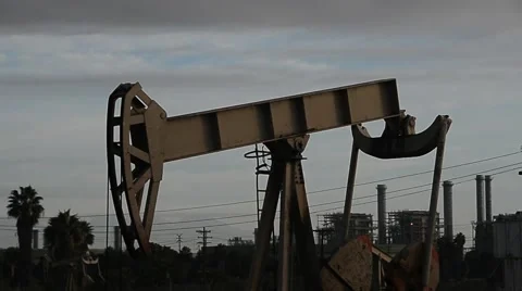 Oil Rig Stock Footage 44512415