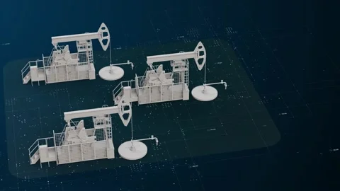 Oil Rig Stock Footage 133831131