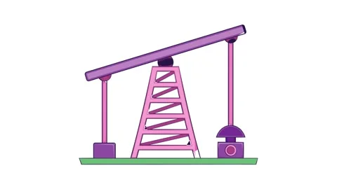 Oil rig icon animation 動画素材 157168063