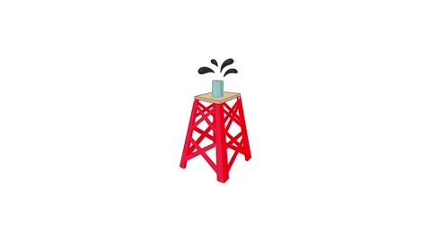 Oil rig icon animation 動画素材 168938033
