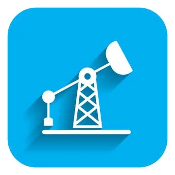 Oil rig Stock Illustration