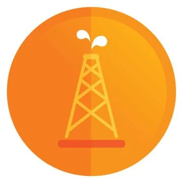 Oil Rig Stock-Illustration
