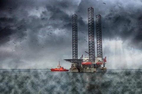 Oil Rig Stock Photos