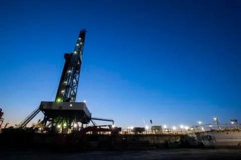 Oil rig Stock Photos