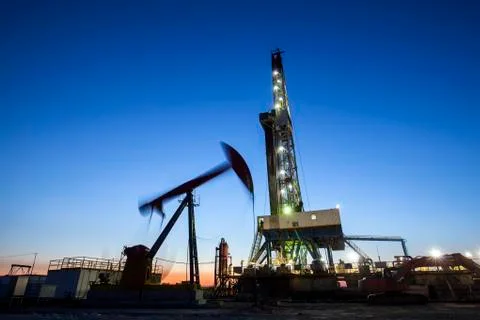 Oil rig Stock Photos
