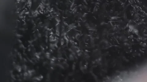 Oil rig shale shaker separating cuttings from drilling mud in slow motion Stock Footage 172186344