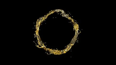 Oil Ring Stock Illustration