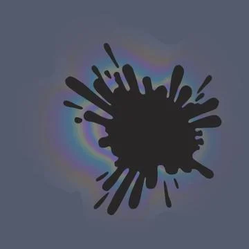 Oil slick. Stock Illustration