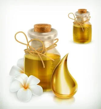 Oil, spa vector icon Stock Illustration