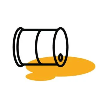 Oil spill Stock Illustration