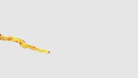 Oil Splash, With Alpha Matte Stock Footage 158886502