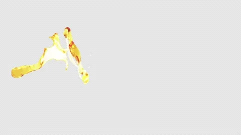 Oil Splash, With Alpha Matte Stock Footage 161035020