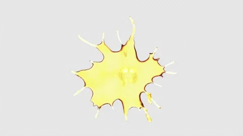 Oil Splash, With Alpha Matte Stock Footage 161072882