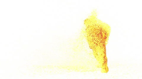 Oil Splash, with Alpha matte. 스톡 동영상 331028238