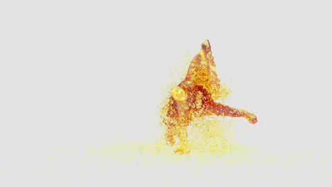 Oil Splash, with Alpha matte. Stock-Footage 335478026