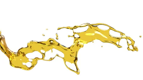 Oil splash animation Stockbeeldmateriaal 156724221
