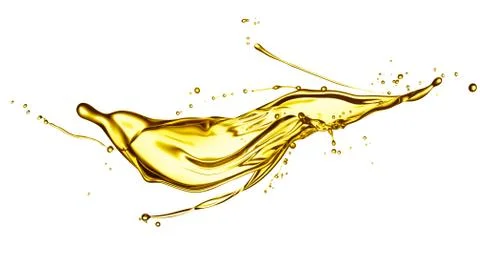 Oil splash 写真素材
