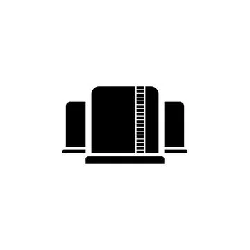 Oil Storage Tank Solid Flat Vector Icon Isolated on White Background イラスト素材