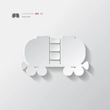 Oil tank icon.Application button. Stock Illustration