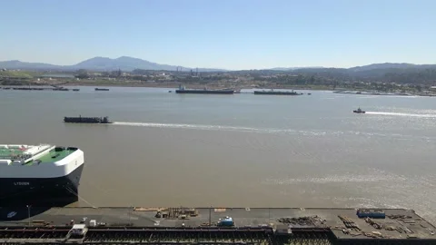 Oil Tanker 05 Video stock 236497686