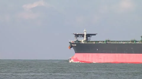 Oil tanker  Stock Footage 8548097