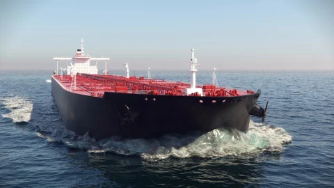 Oil Tanker Stock Footage 90751305