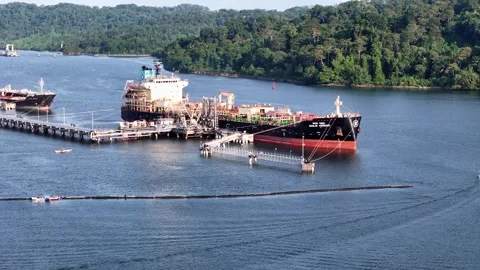 Oil tanker Stock Footage 327892130