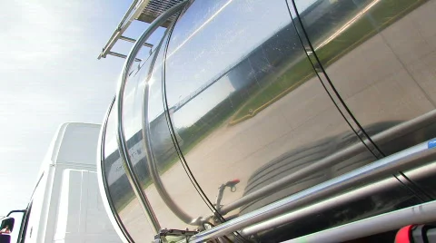 Oil tanker with reflections  Stock Footage 308097