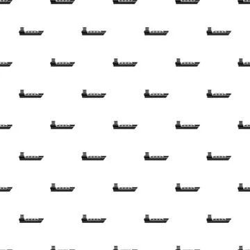 Oil tanker ship pattern Illustrazione stock