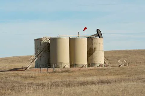 Oil Tanks Stock Photos