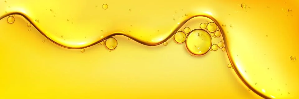 Oil texture forms bubble shapes Stock Illustration