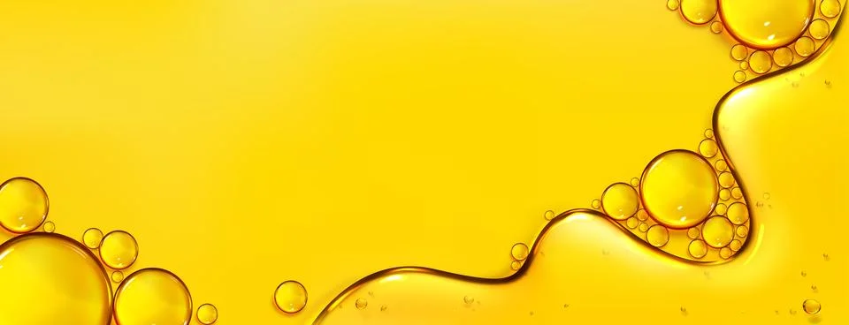 Oil texture forms bubble shapes Stock Illustration