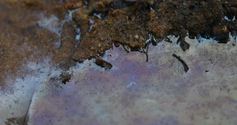 Oil Texture on water Видео 335684835