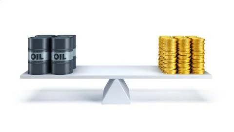 Oil trading concept Stock Illustration