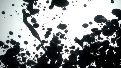 Oil in Water Stock Footage 76967248