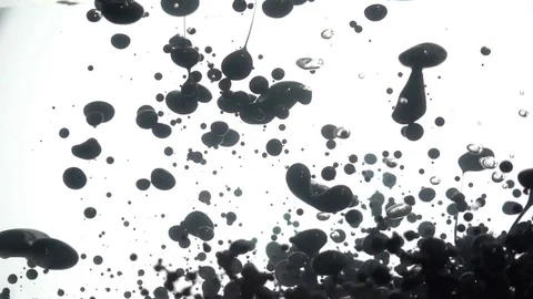 Oil in Water Stock Footage 76967945