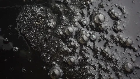 Oil in Water Stock Footage