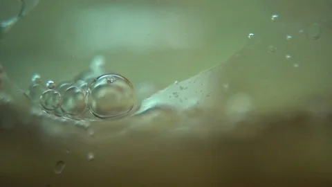 Oil in Water Stock Footage 76987226
