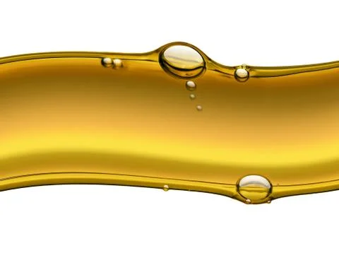 Oil wave with bubbles of air Stock Illustration
