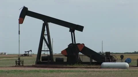 Oil well Video stock 12627411