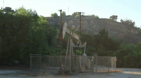 Oil Well Pump 库存影片 792654