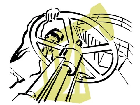 Oil worker Stock Illustration