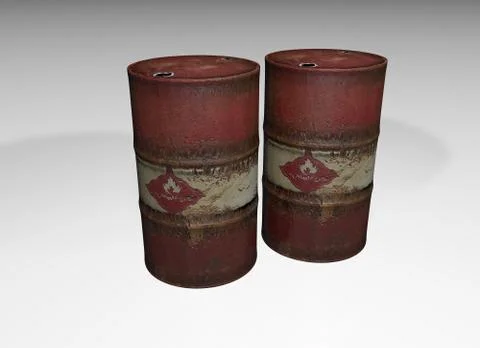 Oildrum Stock Illustration