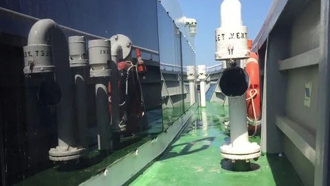 Oilfield vessel Stock Footage 80523409