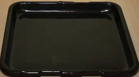 Oiling Plate 001 Video stock 12760282