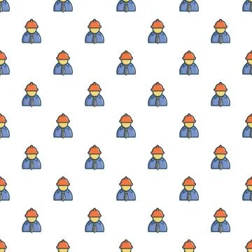 Oilman pattern seamless 스톡 일러스트