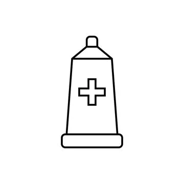 Ointment icon vector Stock Illustration