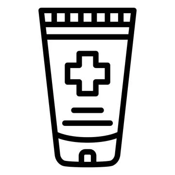 Ointment Vector Icon Design Illustration Stock Illustration