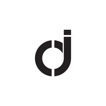 Oj initial letter vector logo icon Illustrazione stock