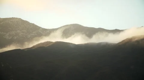 Ojai Mountain Time Lapse Stock Footage 30462385
